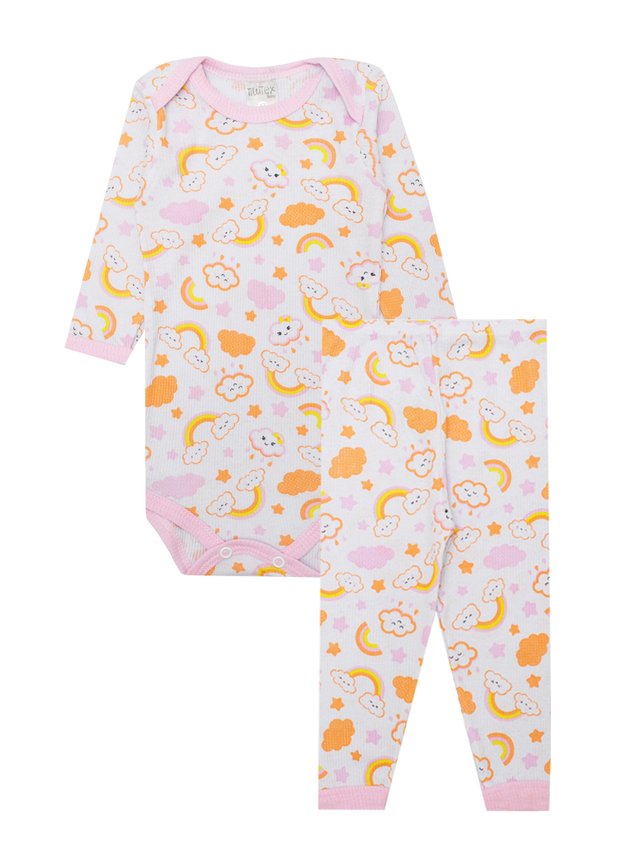 conjunto estampado nuvem rosa 2